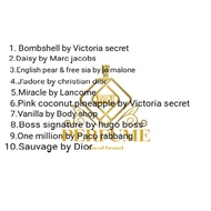 MJ Perfume (local brand)