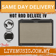 Fender Hot Rod Deluxe IV Guitar Combo Tube Amplifier 230V EUR - Black