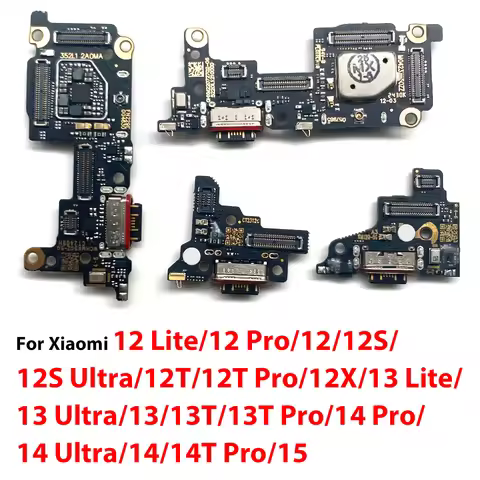 For Xiaomi Mi 12 Lite 12S 12T 12X 13 Ultra 13T 14 Pro 14T 15 15T USB Charge Port Jack Dock Connector