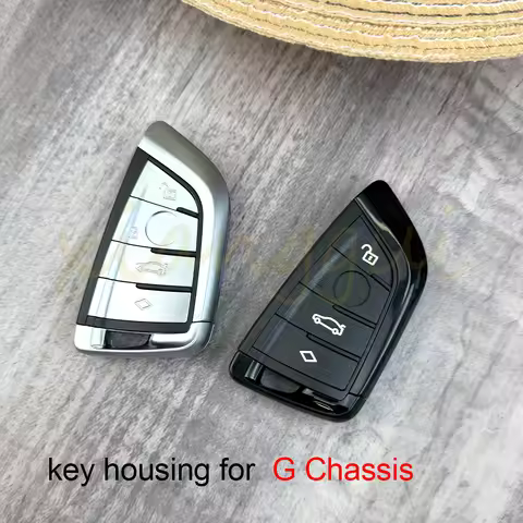 4 Buttons Car Key Housing Remote Key Shell Case for BMW 3 5 6 7 G Series G01 G02 G08 G30 G31 G32 G38