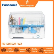 Terlariss !!! Panasonic Dish Dryer - Pengering Piring Anti Bakteri Kapasitas Besar FD-S03S21-W2