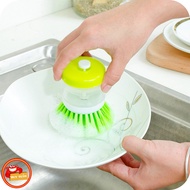 Small Dishwashing Pot Cleaner With Small Dishwashing Liquid Compartment (CXN02)