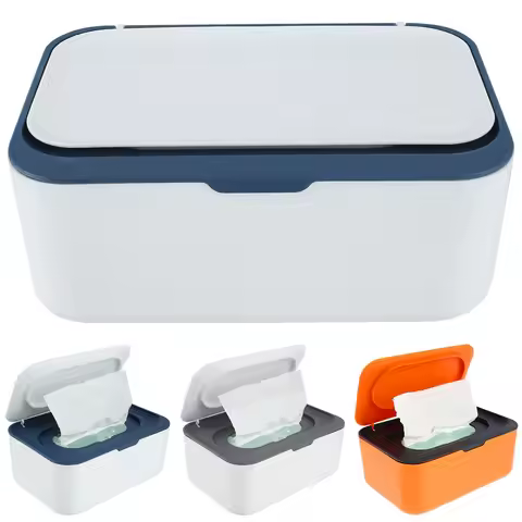 Wipes Dispenser Dustproof Tissues Wipes Case with Lids Large Capacity Sealing Container Multifunctio