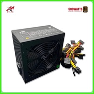 ✎ YGT True Rated 500W Power Supply Unit ATX 12V 80Plus Bronze APFC 1x8pin 4-IDE/Molex 6-SATA PSU