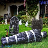TYLER1 Hanging Corpse, Inflatable Scary Dead Victim Props, Corpse Prop Black Fake Corpse Large Hallo