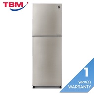 [Klang Valley Delivery Only] Sharp SJ3822MSS 2 Doors Fridge J-Tech Inverter 380L
