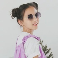 【PARIM兒童】透明框小貓紫太陽眼鏡 63218W1 白