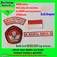 atribut SD LENGKAP satu set siap pakai 4 item bordir komputer