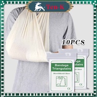 SIKU 10Pcs Non-Woven Triangle Cloth Elbow Bandage Cloth/ Triangular First Aid Bandage/