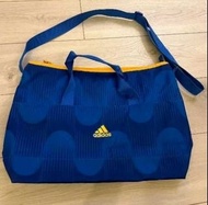 Adidas  藍色托特包