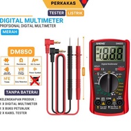 Multimeter Multitester Avometer Ampere Meter Digital Paket Lengkap DM850 Portable Auto AC/DC | DM850