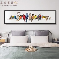 Decorative paintings of birds and animals on Nordic power poles hotels homestays study rooms hanging