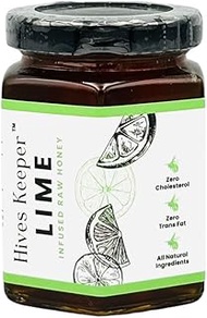 Hives Keeper Premium Lime Infused Raw Honey 100% Natural Ingredient