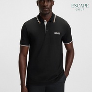 Kaos Polo Pria Golf | Hugo Boss Paddy Pro Cotton-Blend Men’s Golf Polo Shirt - Black