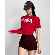 British original imported Gymshark Shark Training Hot Girls Casual Short Sleeve Loose Mens And Women