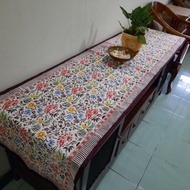 Long runner tablecloth 50x200cm Batik Cap Colet/Long batik runner tablecloth