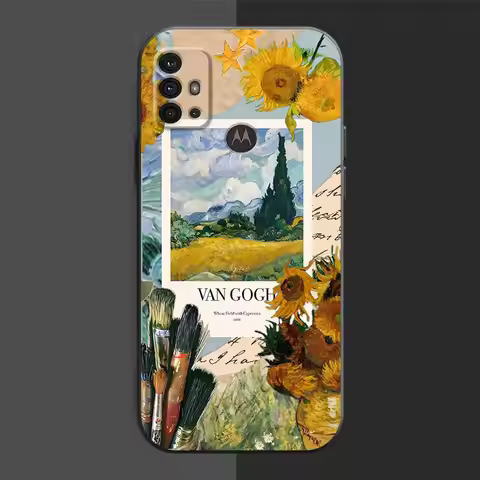 Van Gogh Art Phone Case for Motorola Moto G9 Plus Play Power G200 Edge 20 Pro Lite 30 Pro 30 Neo 40 