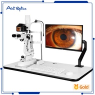Aist Optics High Quality Optical Galilean Digital Slit Lamp Five Steps LED Magnification Ophthalmolo