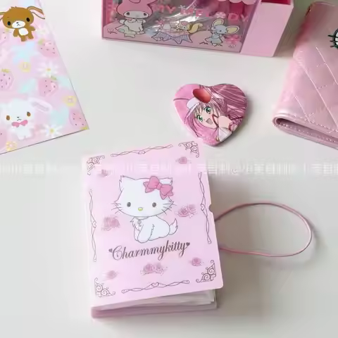 Kawaii Cartoon Charmmy Kitty 3-Inch Polaroid Memo Creative Peripheral Girl Small Card Strap Storage 