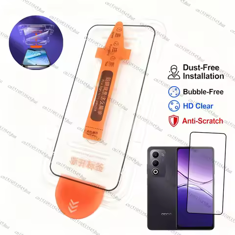 Tempered Glass For Oppo A5m Glass Oppo A3x A5x A3 A5 Pro A40M A60 A80 A58 A79 5G Dust Free Screen Pr