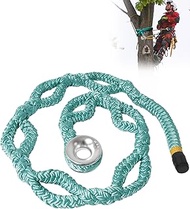 40203 Rigging Ring Sling Rope, 0.86" x 7.2' Arborist Rope with 35mm Aluminum Ring, 7-Pocket Adjustme