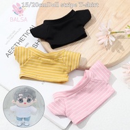 BALSA 20CM Doll T-shirt Changing Dressing Game Toy Gift Cotton Stuffed