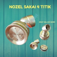 Nozzle kabut nosel VORTEX HIU spuyer kabut 4 lubang kuningan CBA DGW NAGASAKI NAGAWA MOTOYA