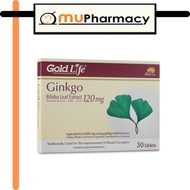 GoldLife Ginkgo Biloba 120MG 120's (Exp: 12/24)