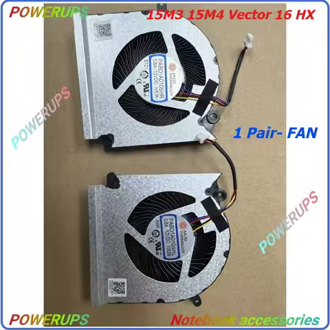 New Original Laptop CPU/GPU Cooling Fan For MSI 15M3 15M4 Vector 16 HX PABD1A010SHR /SHL N538 N539 D