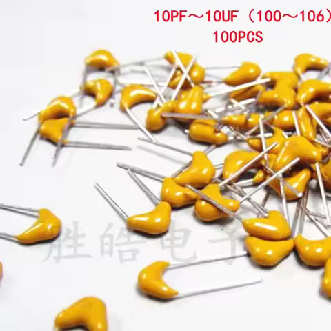 100pcs Multilayer Ceramic Capacitor 50V (100~106) 10pF~10uF 102 103 104 105 39 820pF 1 22 33 47 56 6