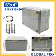 WIREMAN PVC Multipurpose Waterproof / Weatherproof Electronic Project Enclosure Box (3X3 4X4 4X4XH 6