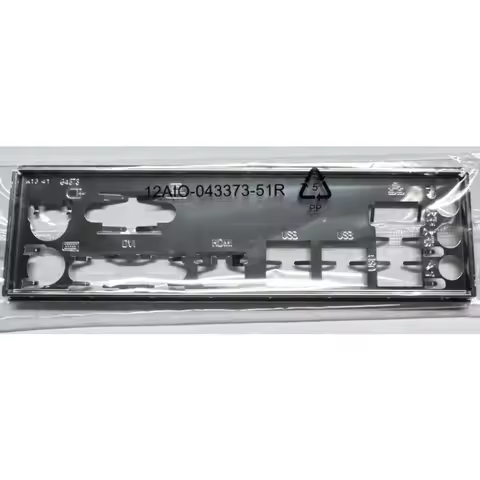 IO I/O Shield Back Plate Blende Bezel for Gigabyte B450M-GAMING B450M-S2H A320M-S2H Motherboard Baff