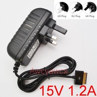 15V 1.2A 18W 1200mA Charger Asus Laptop Tablet PC Eee Pad Transformer SL101 TF201 TF101 TF300 TF300T Notebook Adapter