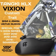 TANGKI KLX BF DTRACKER KLX 150 0LD BESI CUSTOM TRAIL PNP VIXION INJEKSI NEW FUELPUMP LUBANG BAUT 4 |