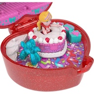 Mattel Polly Pocket 80th Anniversary Collector Edition Ring Box With Transparent Glitter Finish Ruby