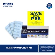 Family Protection Kit:Forti D with Pure Vitamin D 30s+Unilab Handy Health Kit assorted OTC medicines