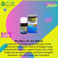My Well Vitamin D3 1000 IU Bottle 20 tablet | Vitamin D3 1000 IU