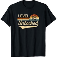 Unlocked Level 18 Vintage 18Th Birthday T-Shirt