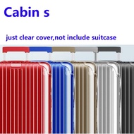 CFGYU ที่คลุมชุดป้องกันกระเป๋าเดินทางป้องกันแท้สำหรับ Rimowa ผ้าคลุมโปร่งใส PVC ไม่อุปกรณ์เสริมกระเป