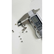 ️ White gold ball Charm size 3mm -18 kara / Au750 ️ Au 750 gold - genuine, unplated - sturdy