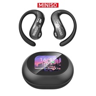 [Ai Multi-language Translation]MINISO MS188 LCD Wireless Bluetooth EarbudsOWS Open Ear Headphones wi