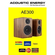 ACOUSTIC ENERGY AE300 Bookshelf Speakers (Walnut Wood Veneer)