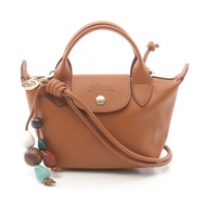 Longchamp Le Pliage Extra XS 肩背包 L1500HGVM19 皮革 棕色 全新