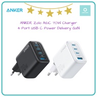 IPHONE ANKER Zolo A121C 70W Charger 4 Port USB C Power Delivery GaN PPS Fast Travel Laptop Phone Sam