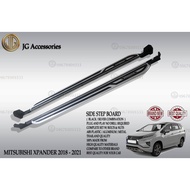 MITSUBISHI XPANDER 2018 - 2023 SIDE STEP BOARD / SIDE STEP RUNNING BOARD BLACK & SILVER COMBINATION