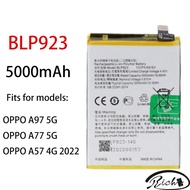 5000mAh Replacement battery BLP923 Battery For OPPO A57 4G 2020 A77 A97 5G battery replacement