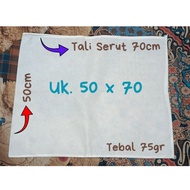 Dusbag ul -/+ 50x70 thick white 75gr