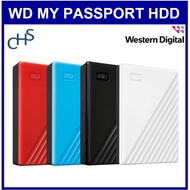 WD My Passport Portable USB 3.2 External Hard Disk Drive HDD 1TB 2TB 4TB 5TB 6TB Genuine 3 Years SG 