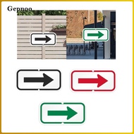 [Gepnoo] Reflective Sign Outdoor Street Sign Arrow Symbol Sign Symmetrical Arrow Sign