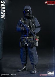 DAMTOYS 1/12 SASCRW 突擊隊員人偶。Damtoys 1/12 Pocket Elite Series SAS CRW Assaulter DAMTOYS PES001 PES002 